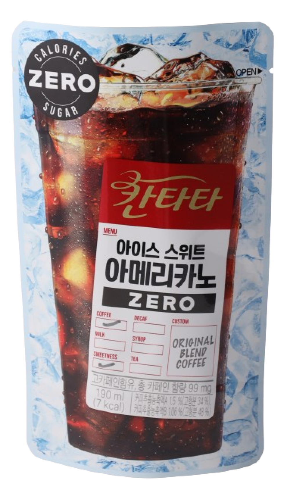 칸타타 아이스 스위트 아메리카노 ZERO