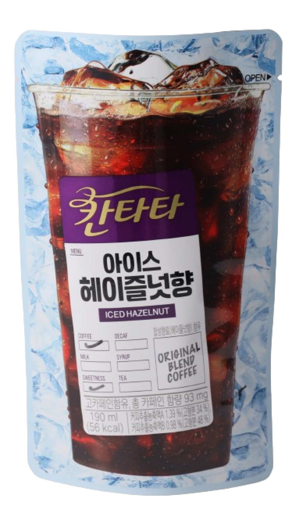 칸타타 아이스 헤이즐넛향