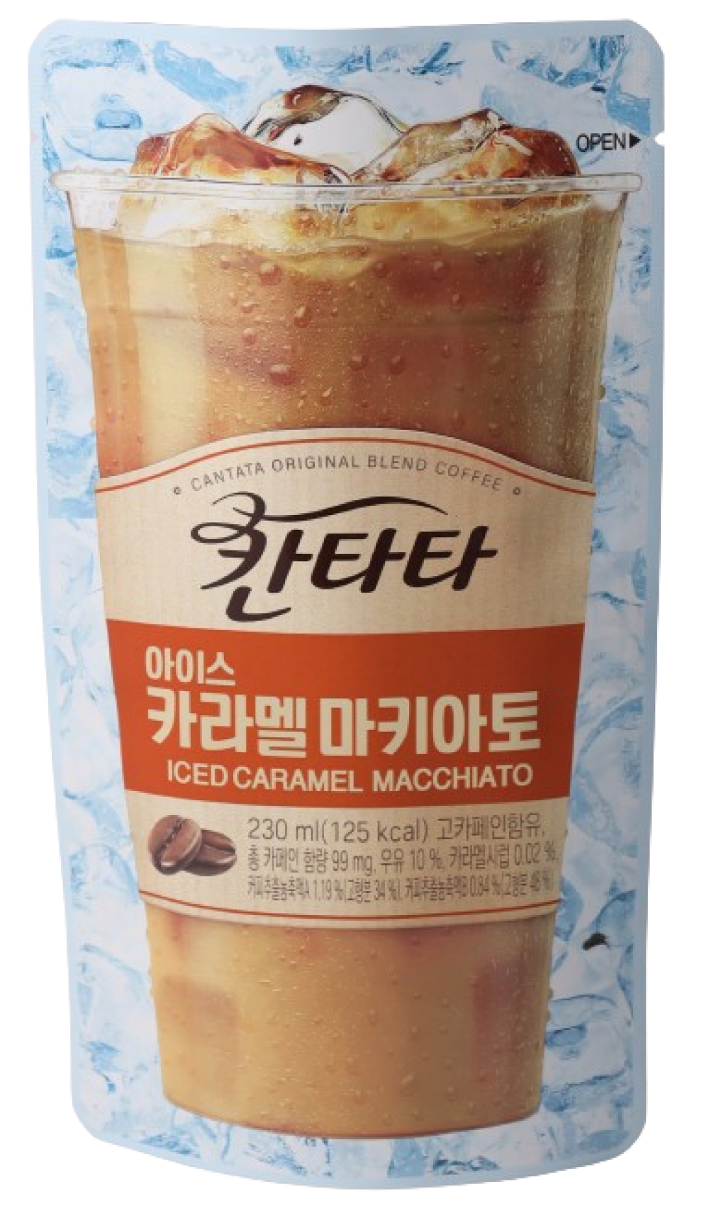 칸타타 아이스 카라멜 마키아토